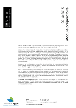 Dossier candidature MP 2014 2015 - &Eacute;cole des Beaux