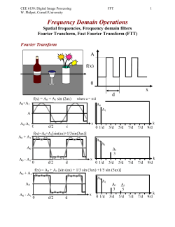 Fourier Transform - Cornell University