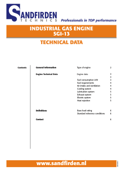 industrial gas engine sgi-13