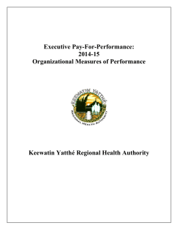 KYRHA 2014-15 Measures of Performance