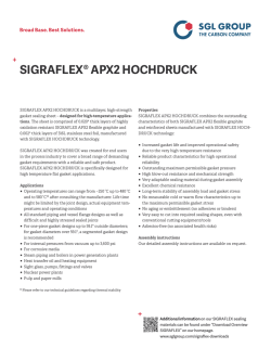 sigraflex &reg; apx2 hochdruck pdf
