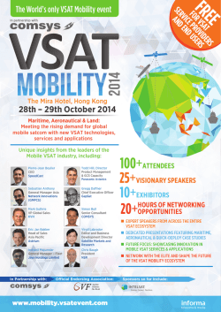 28th – 29th October 2014