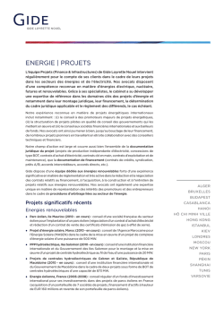 f&eacute;vrier 2014 Energie | Projets