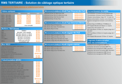 Fiches techniques RMS Tertiaire