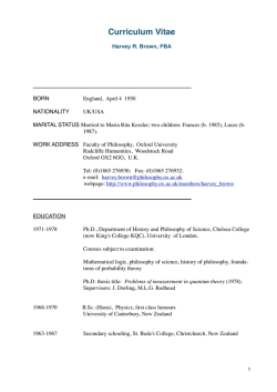 here (PDF format) - Faculty of Philosophy