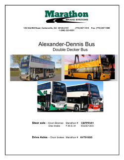 Alexander-Dennis Bus - Marathon Brake Systems