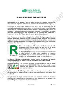 Fiche panneaux en li&egrave;ge expans&eacute;