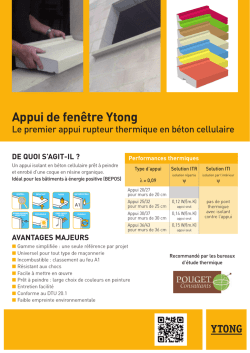 Fiche appui de fen&ecirc;tre Ytong.indd