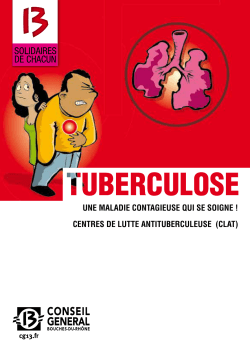 le dépliant sur la Tuberculose