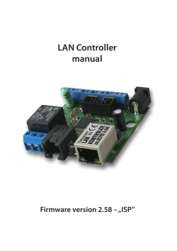 LAN Controller manual