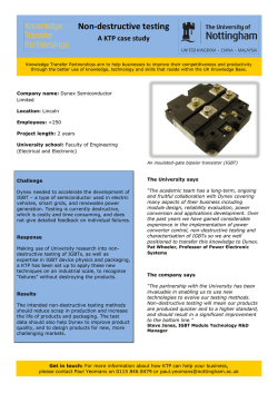 Dynex KTP case study - University of Nottingham