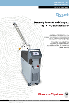 Extremely Powerful and Compact Yag / KTP Q