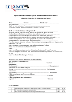 Fiche de suivi psychologique