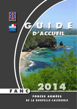 2014 G U I D E G U I D E - Forces armées de la Nouvelle