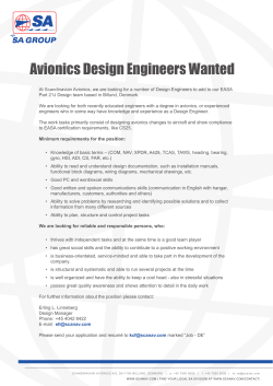 Avionics Design Engineers Wanted