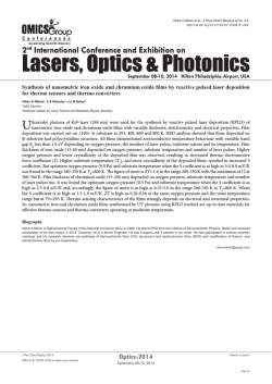 Synthesis of nanometric iron oxide and chromium oxide films by