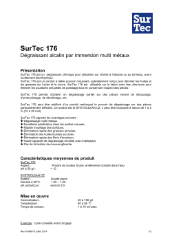 SurTec 176 - SurTec France