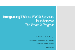 increasing access to TB screening, IPT and care for PWID