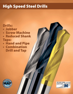 High Speed Steel Drills