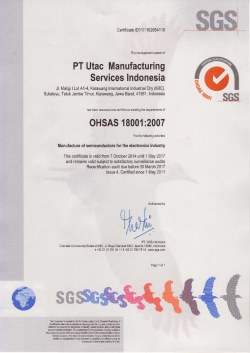 PT Utac Manufacturing