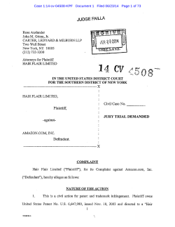 Case 1:14-cv-04508-KPF Document 1 Filed 06/23/14 Page 1 of 73