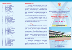 One Day Seminar On E-Resources For Teaching,Learning And