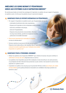 HALYARD* Neonatal and Pediatric Closed Suction System brochure.