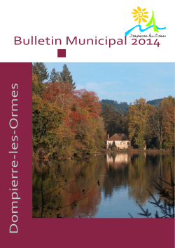 Bulletin Municipal 2014 Do mpierre