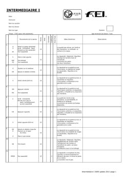 FFEcompet - Listing concours Dressage 21/03/2015
