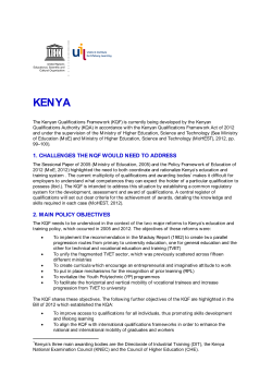 Kenya - UNESCO Institute for Lifelong Learning