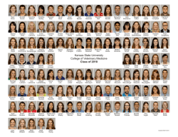 1st Year Class - 2018 - College of Veterinary Medicine