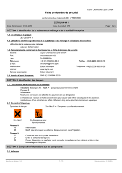 Fiche de s&eacute;curit&eacute; (PDF) - LEYCO CHEMISCHE LEYDE GmbH