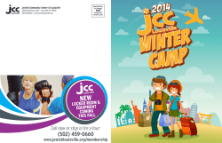 Winter Camp Brochure 2014-2-web - Jewish Community of Louisville