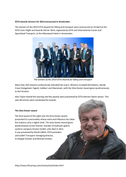 http://www.khl-group.com/events/esta/index.html ESTA Awards