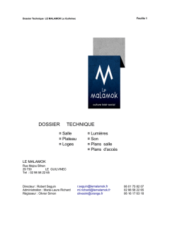 DOSSIER TECHNIQUE