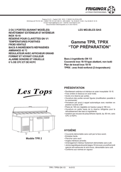 Plan de réservation