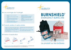 BURNSHIELD - Vandeputte Medical