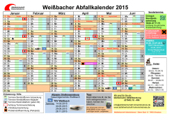 Weißbach 2015 - Abfallwirtschaft Hohenlohekreis