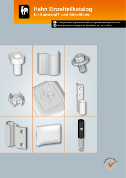 Hahn Einzelteilkatalog