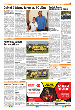 Guinot à Mons, Teruel au FC Liège