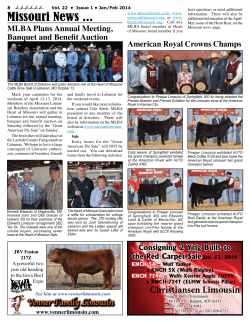 Missouri News - the Missouri Limousin Breeders Association