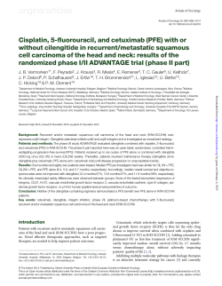 Cisplatin, 5-fluorouracil, and cetuximab (PFE) with or without