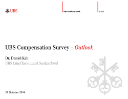 UBS Compensation Survey