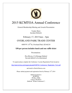 2015 KCMTOA Annual Conference