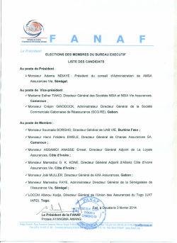 Monsieur Adama NDIAYE