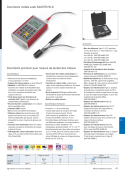 Durom&egrave;tre mobile Leeb SAUTER HK