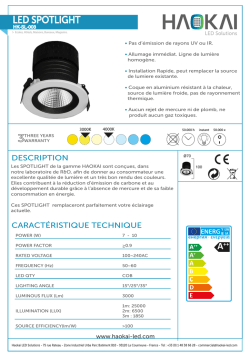 Voir la fiche technique Haokai Spot HK-SL-003