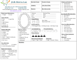 Lab Slip (PDF) - JSB Dental Lab