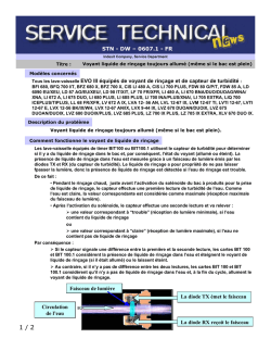 DW - 0607.1 - FR - Voyant liquide de rin&ccedil;age toujours allum&eacute;