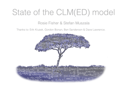 The CLM-Ecosystem Demography model: Version 0.1